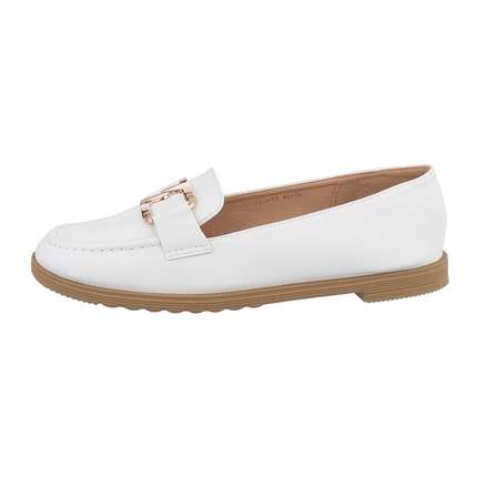 Damen Slipper - white - 12 Paar