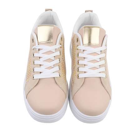 Damen Low-Sneakers - apricot