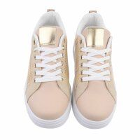 Damen Low-Sneakers - apricot