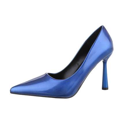 Damen High-Heel Pumps - blue Gr. 40