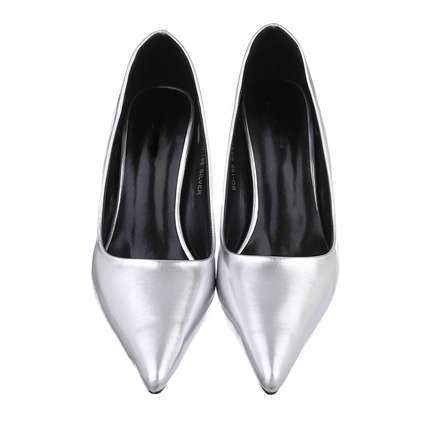 Damen High-Heel Pumps - silver