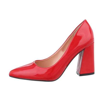 Damen High-Heel Pumps - red Gr. 37
