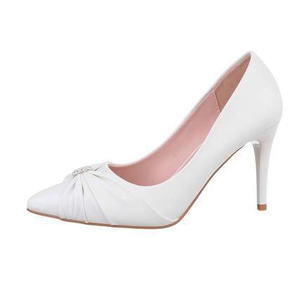 Damen High-Heel Pumps - white Gr. 41