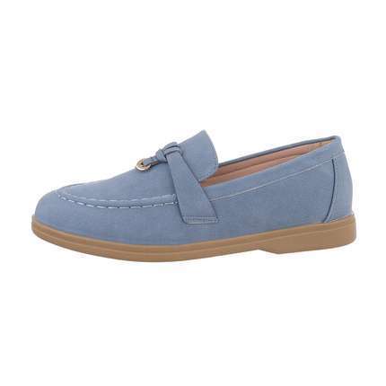 Damen Slipper - blue Gr. 36