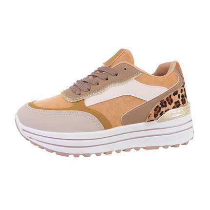 Damen Low-Sneakers - camel Gr. 37