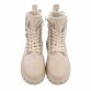 Damen Schnürstiefeletten - beige