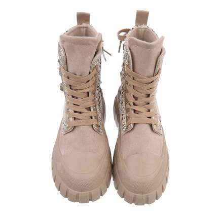 Damen Schnrstiefeletten - khaki