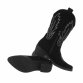 Damen Western- & Bikerboots - blacksuede