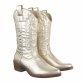 Damen Western- & Bikerboots - golden