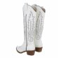 Damen Western- & Bikerboots - white