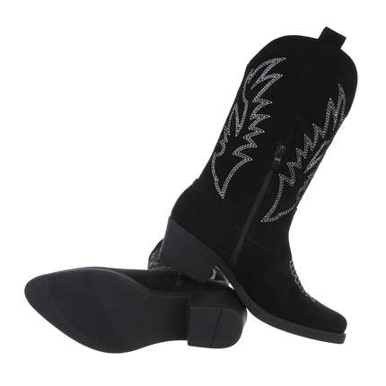 Damen Western- & Bikerboots - black