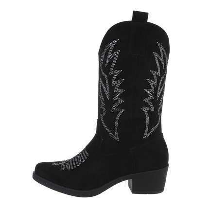 Damen Western- & Bikerboots - black Gr. 38