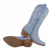 Damen Western- & Bikerboots - blue