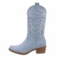Damen Western- & Bikerboots - blue