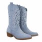 Damen Western- & Bikerboots - blue