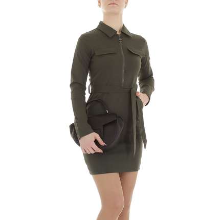 Damen Blusenkleid von Metrofive - khaki