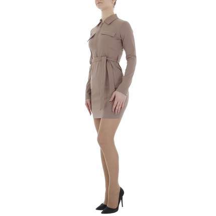 Damen Blusenkleid von Metrofive - taupe