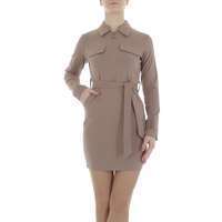 Damen Blusenkleid von Metrofive - taupe