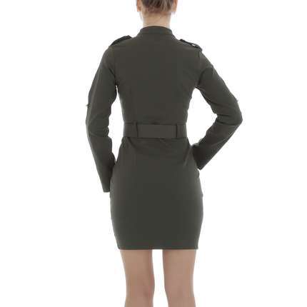 Damen Blusenkleid von Metrofive - khaki