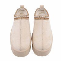 Damen Winterstiefeletten - beige