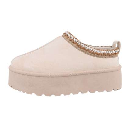 Damen Winterstiefeletten - beige - 12 Paar