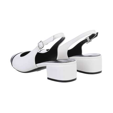 Damen Klassische Pumps - white Gr. 37