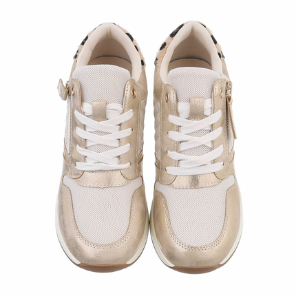 Damen High-Sneakers - gold Gr. 38