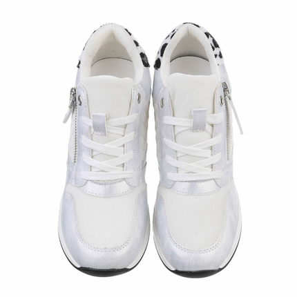 Damen High-Sneakers - silver - 12 Paar
