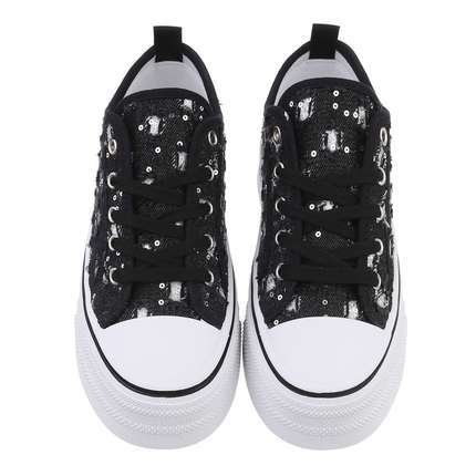 Damen Low-Sneakers - black Gr. 38