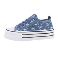 Damen Low-Sneakers - denim