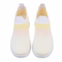 Damen Low-Sneakers - beige