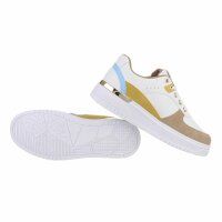 Damen Low-Sneakers - khaki