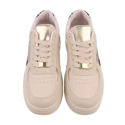 Damen Low-Sneakers - apricot