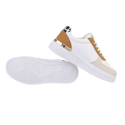 Damen Low-Sneakers - camel