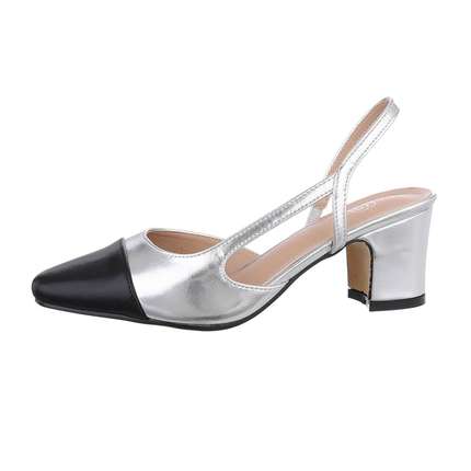 Damen Klassische Pumps - silver Gr. 36