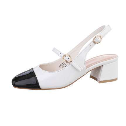 Damen Klassische Pumps - white Gr. 39