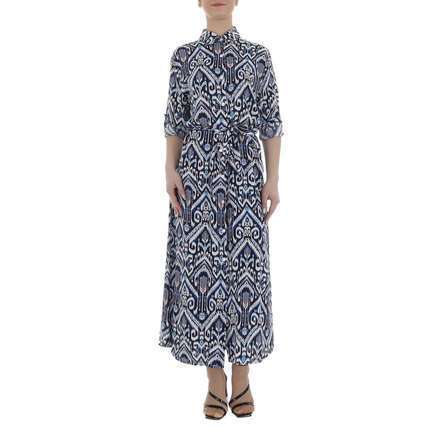 Damen Blusenkleid von Miss Aless Gr. XL/XXL - blue