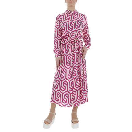 Damen Blusenkleid von Miss Aless Gr. XL/XXL - fuchsia