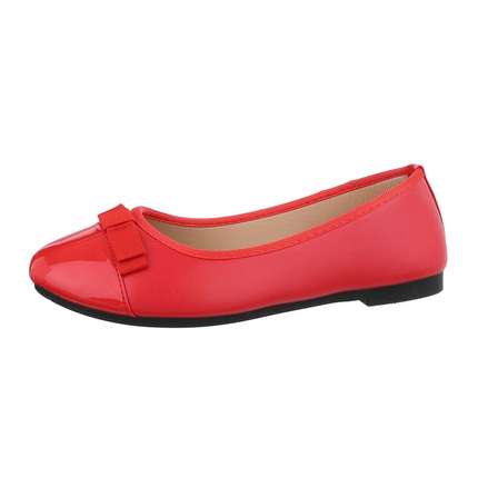 Damen Ballerinas - red Gr. 40