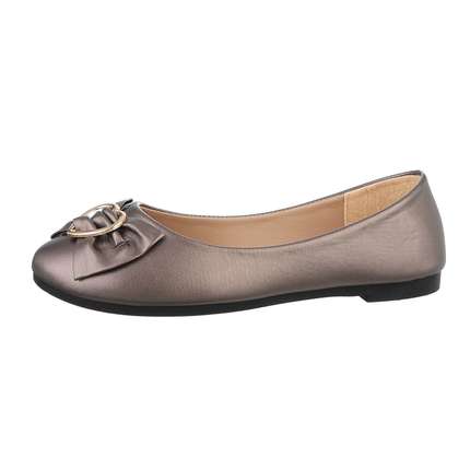 Damen Ballerinas - gun - 12 Paar