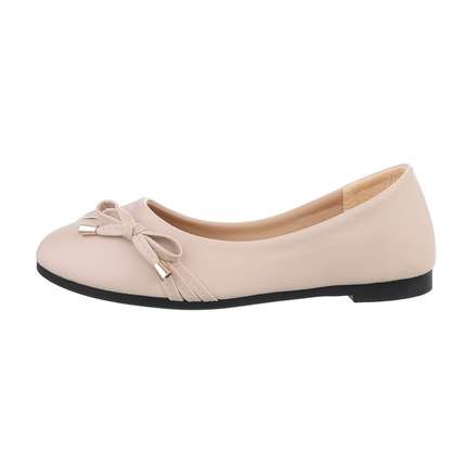 Damen Ballerinas - beige Gr. 39