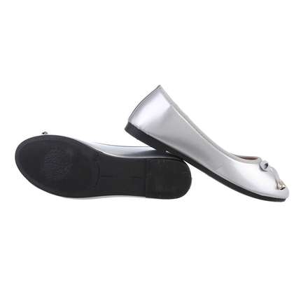 Damen Ballerinas - silver