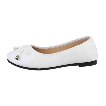 Damen Ballerinas - white Gr. 36