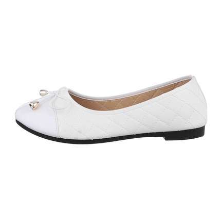 Damen Ballerinas - white - 12 Paar