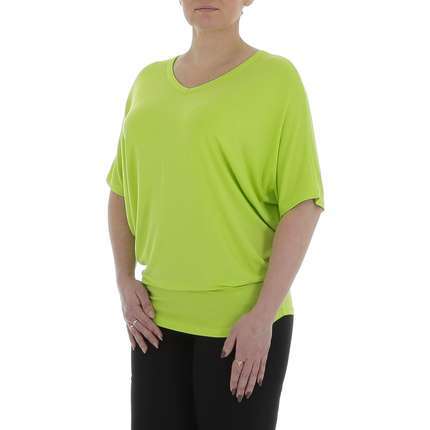 Damen T-Shirt von Metrofive - neongreen