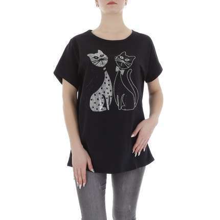 Damen T-Shirt von AOSEN Gr. XXL/44 - black