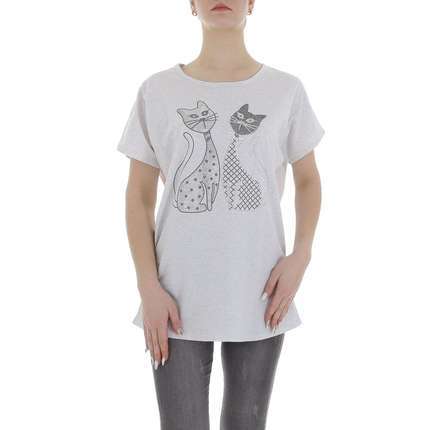 Damen T-Shirt von AOSEN Gr. XL/42 - LT.grey