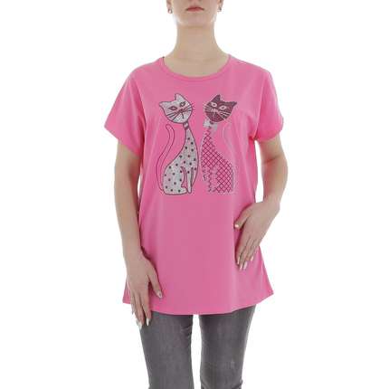Damen T-Shirt von AOSEN Gr. XL/42 - pink