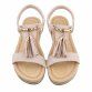 Damen Keilsandaletten - beige