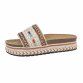 Damen Pantoletten - beige
